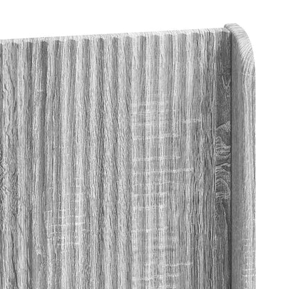 vidaXL Bed Frame with Storage and Headboard Grey Sonoma