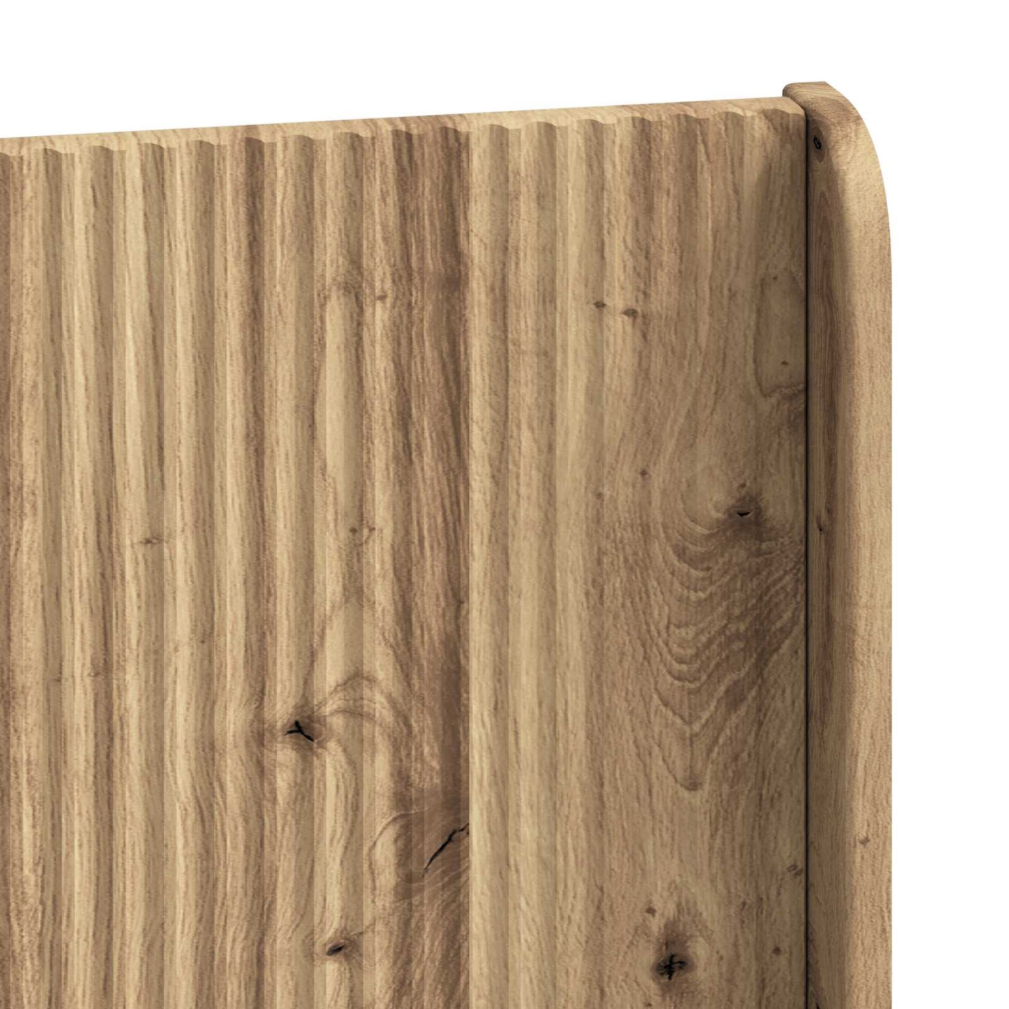 vidaXL Bed Frame with Storage and Headboard Artisan Oak
