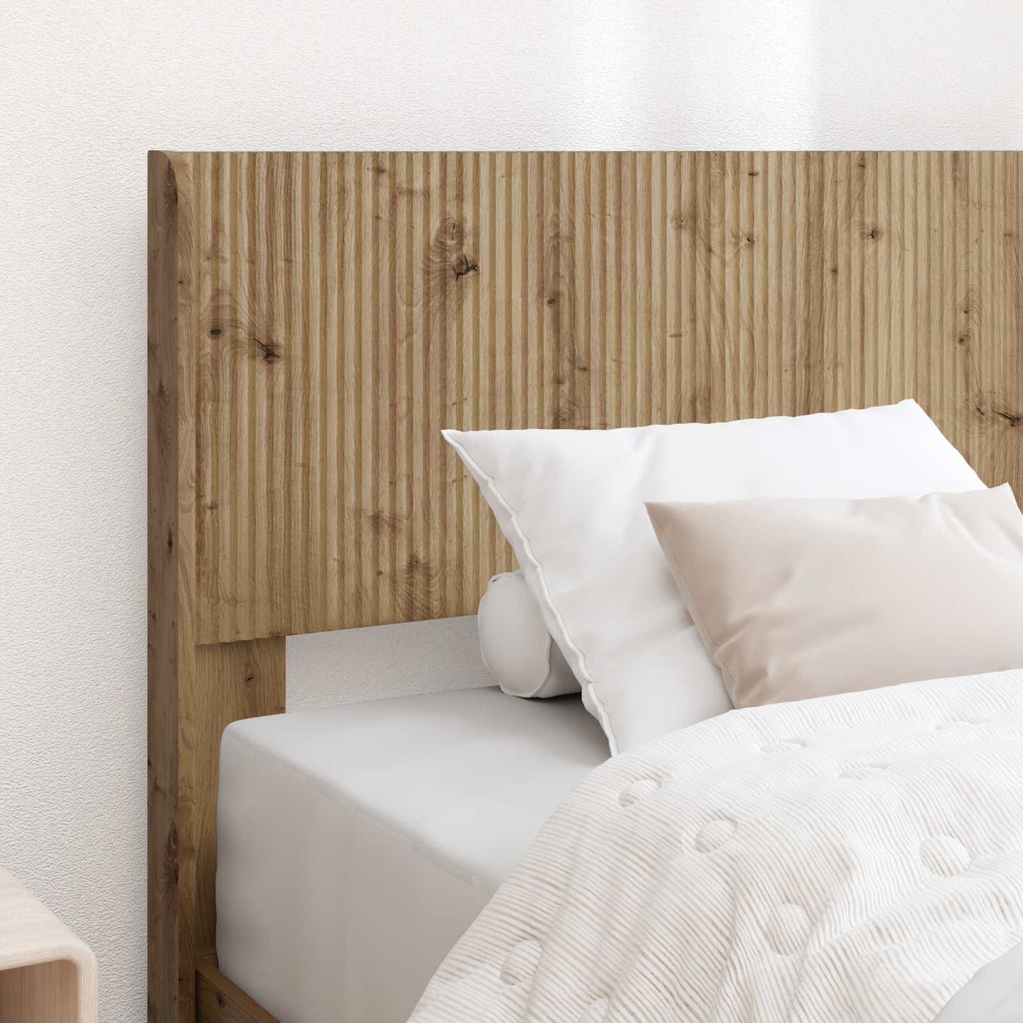 vidaXL Bed Frame with Storage and Headboard Artisan Oak 90 x 190 cm