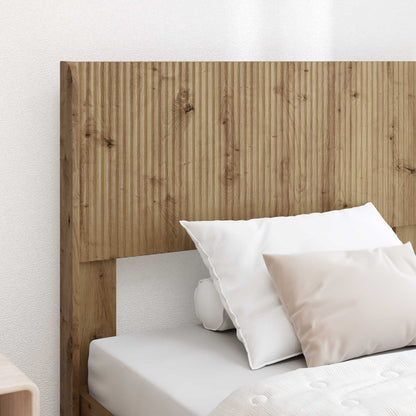 vidaXL Bed Frame with Storage and Headboard Artisan Oak 75 x 190 cm