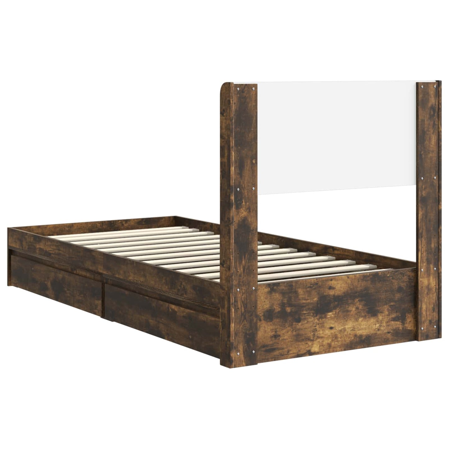 vidaXL Bed Frame with Storage and Headboard 3 pcs Engineered Wood