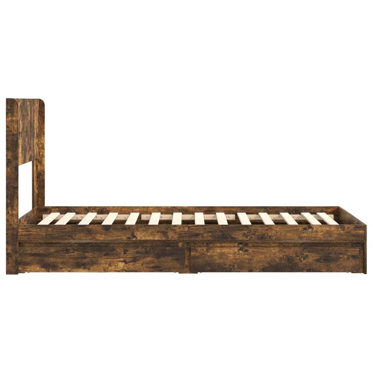 vidaXL Bed Frame with Storage and Headboard 3 pcs Engineered Wood