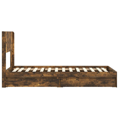 vidaXL Bed Frame with Storage and Headboard 3 pcs Engineered Wood