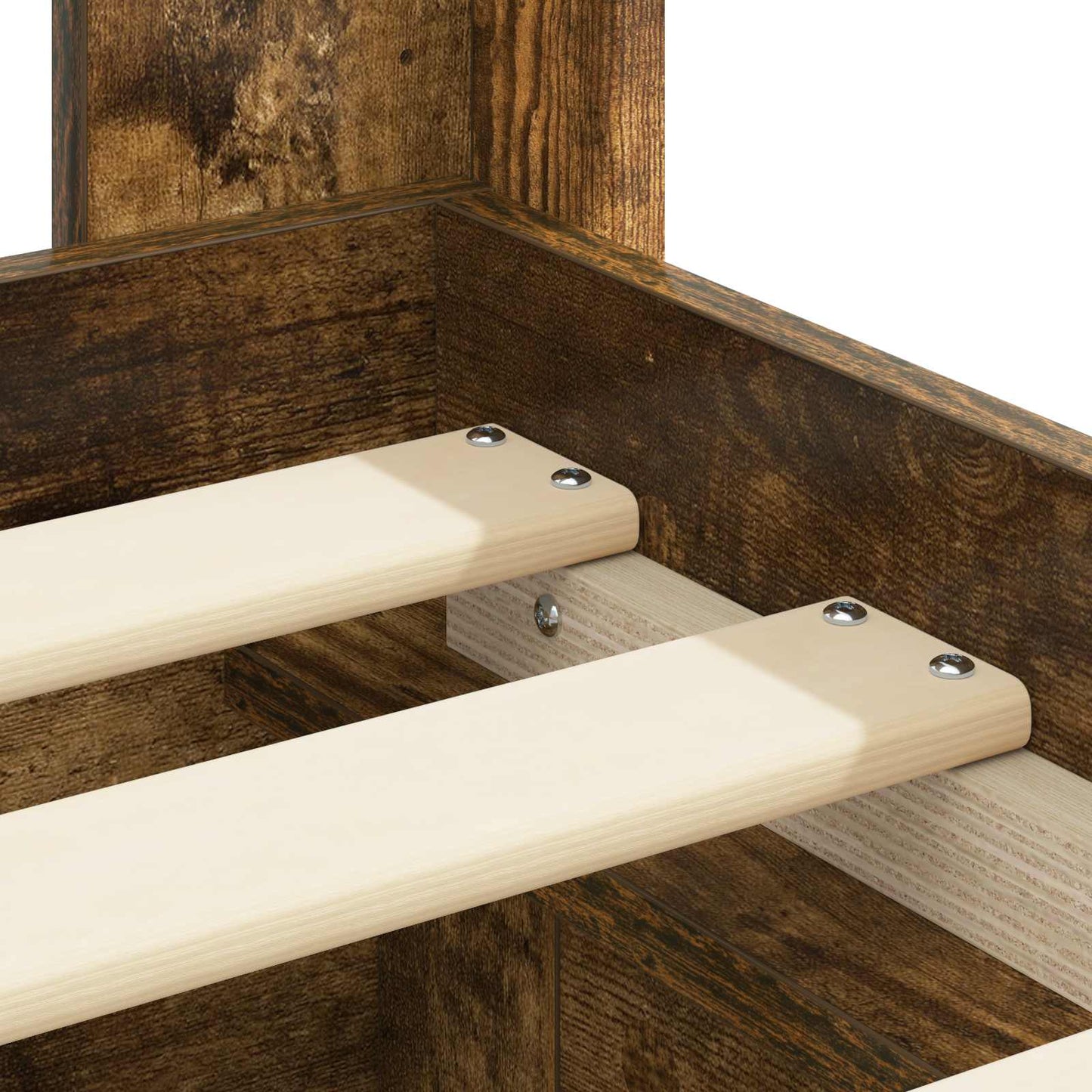 vidaXL Bed Frame with Storage and Headboard 3 pcs Engineered Wood