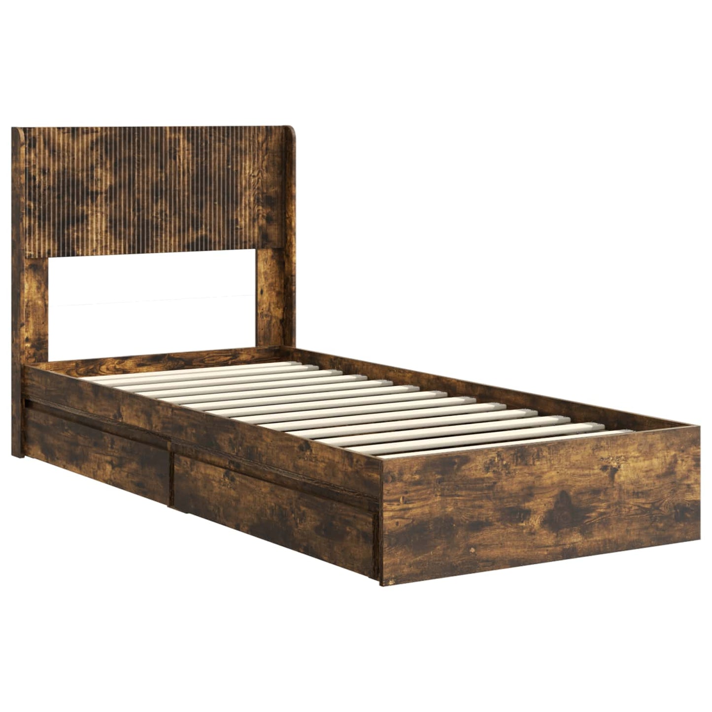 vidaXL Bed Frame with Storage and Headboard 3 pcs Engineered Wood