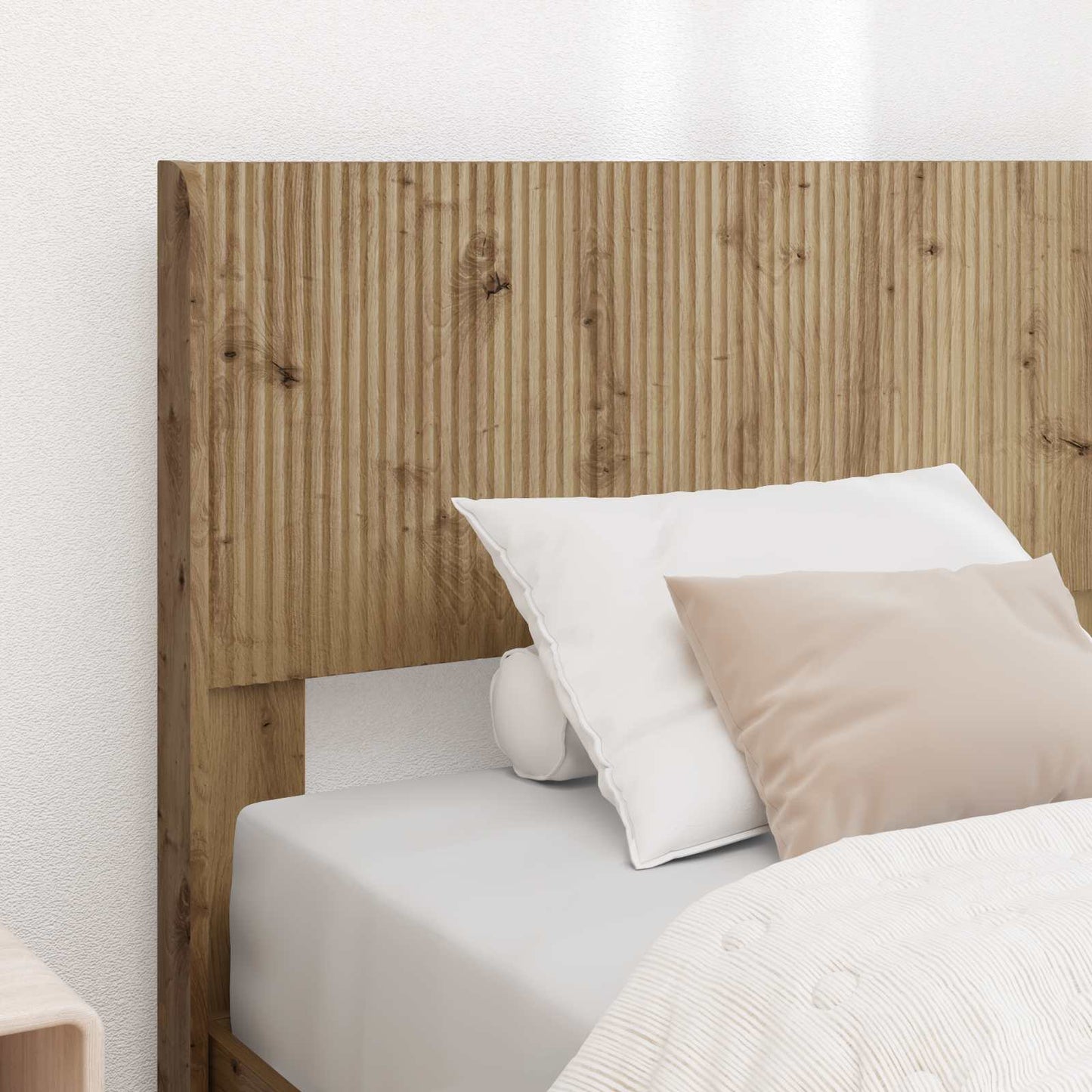 vidaXL Bed Frame with Storage and Headboard Artisan Oak 90 x 200 cm