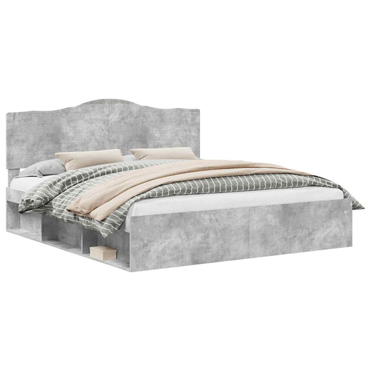 vidaXL Bed Frame with Headboard Concerte 180 x 200 cm Solid Pine Wood