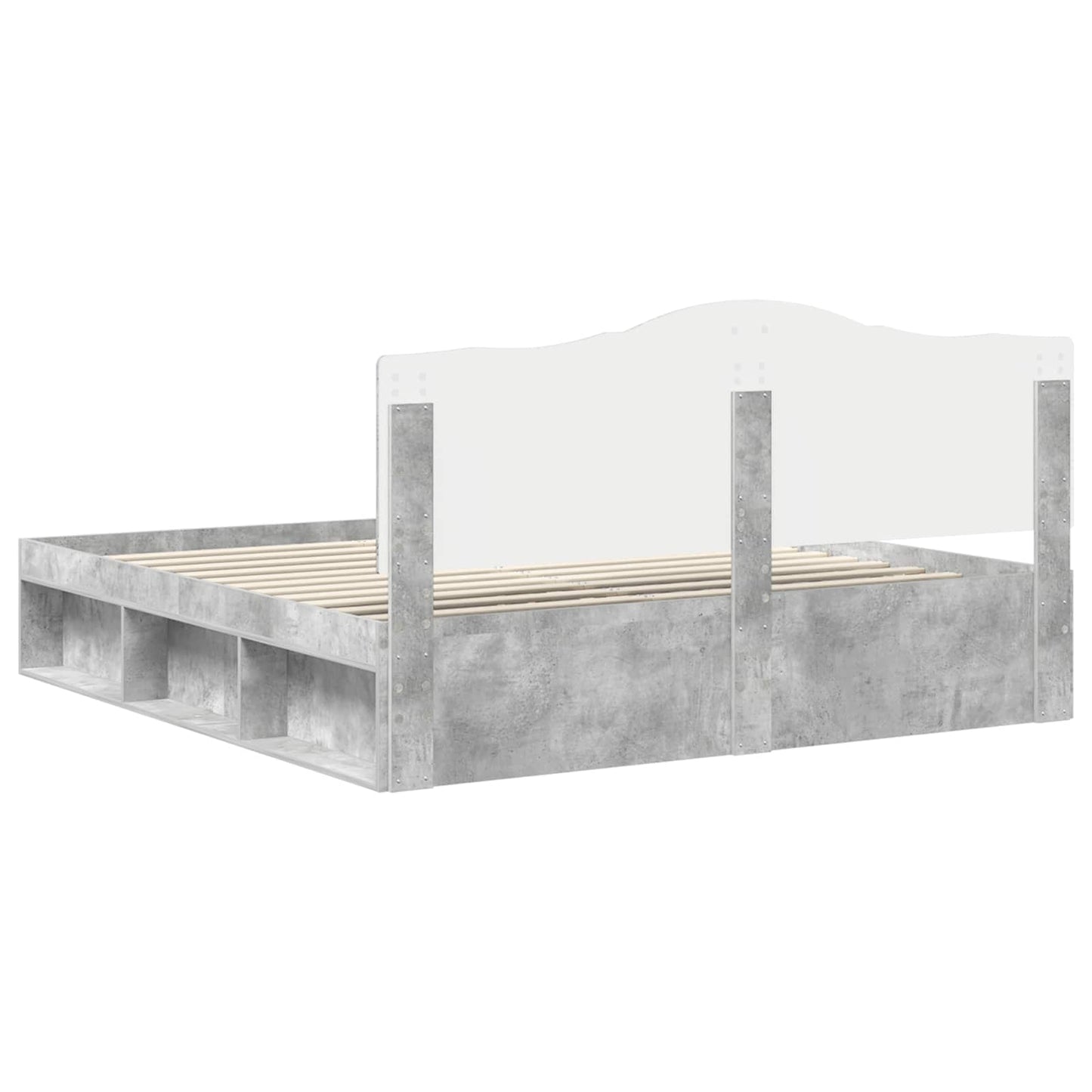 vidaXL Bed Frame with Headboard Concerte 180 x 200 cm Solid Pine Wood