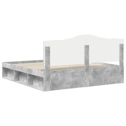 vidaXL Bed Frame with Headboard Concerte 180 x 200 cm Solid Pine Wood