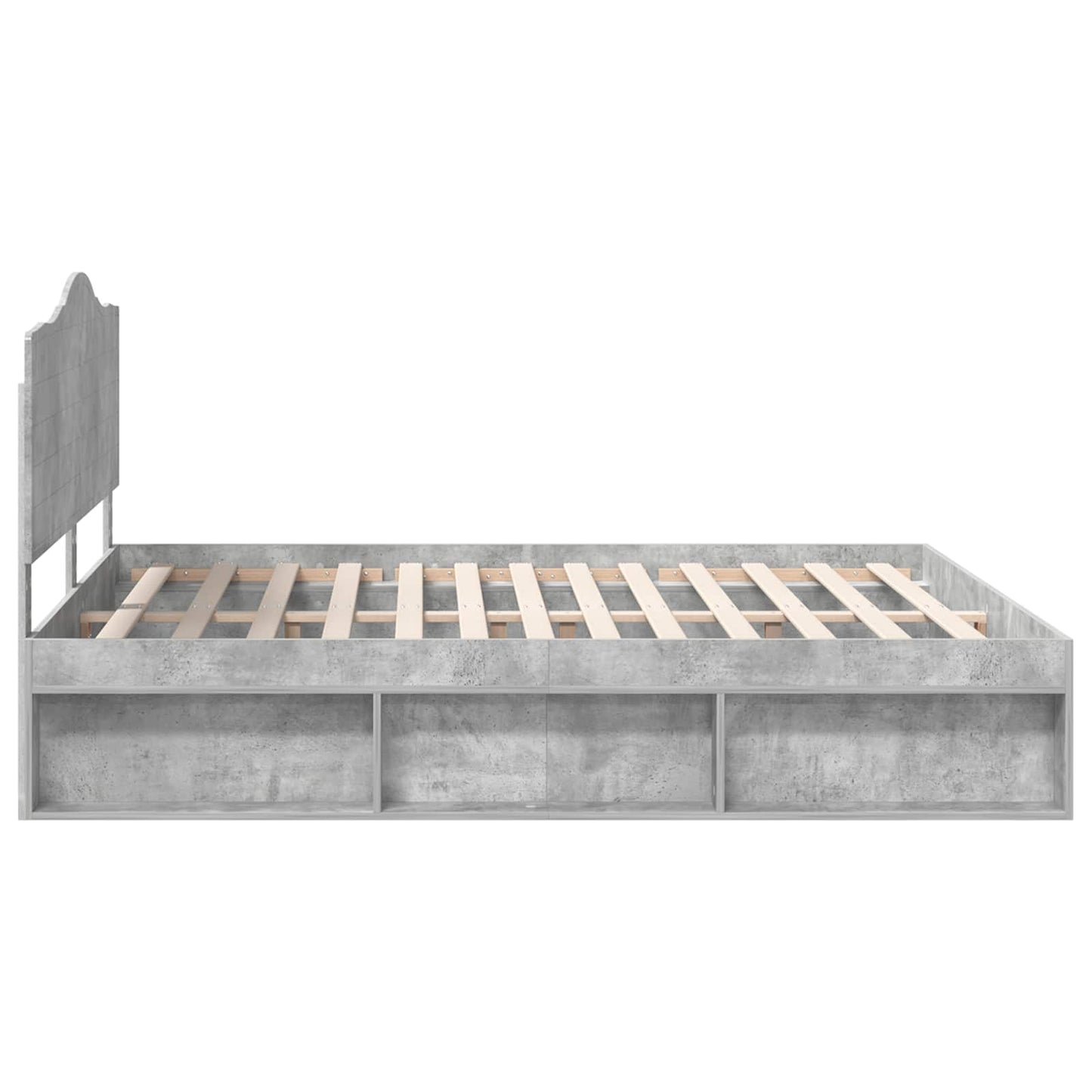 vidaXL Bed Frame with Headboard Concerte 180 x 200 cm Solid Pine Wood