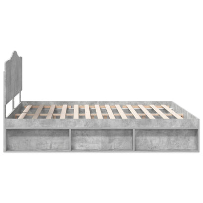 vidaXL Bed Frame with Headboard Concerte 180 x 200 cm Solid Pine Wood
