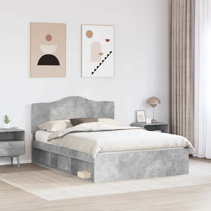 vidaXL Bed Frame with Headboard Concerte 140 x 200 cm Solid Pine Wood