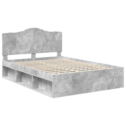 vidaXL Bed Frame with Headboard Concerte 140 x 200 cm Solid Pine Wood