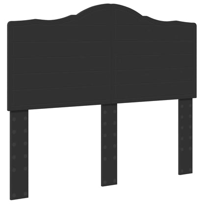 vidaXL Bed Frame with Headboard Black 120 x 200 cm Solid Pine Wood