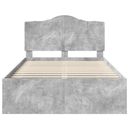 vidaXL Bed Frame with Headboard Concerte 120 x 200 cm Solid Pine Wood