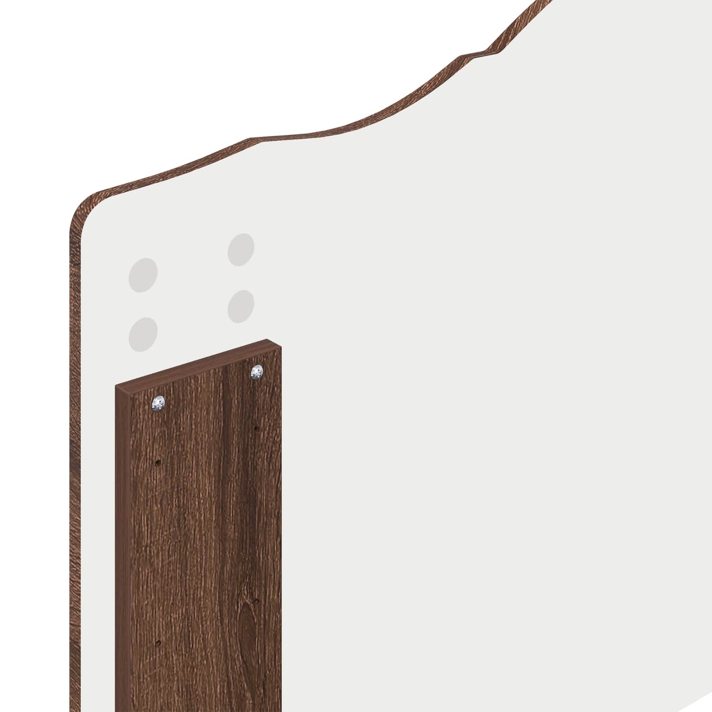 vidaXL Bed Frame with Headboard Brown Oak 90 x 200 cm Solid Pine Wood
