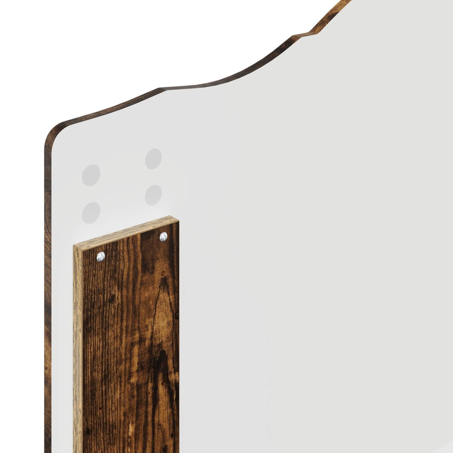vidaXL Bed Frame with Headboard Smoked Oak 75 x 190 cm Solid Pine Wood
