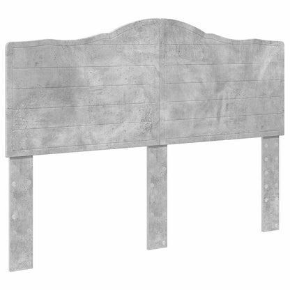 vidaXL Bed Frame with Drawer Concrete Grey 140 x 190 cm Engineer Wood