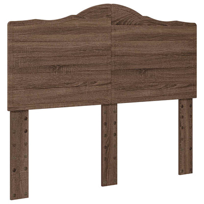 vidaXL Bed Frame with Drawer Brown Oak 120 x 190 cm Engineer Wood