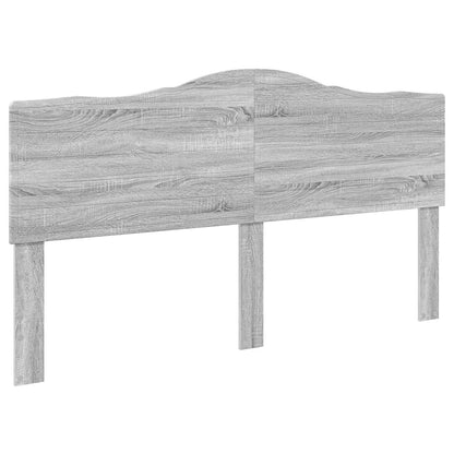 vidaXL Storage Bed Grey Sonoma 180 x 200 cm Engineered Wood