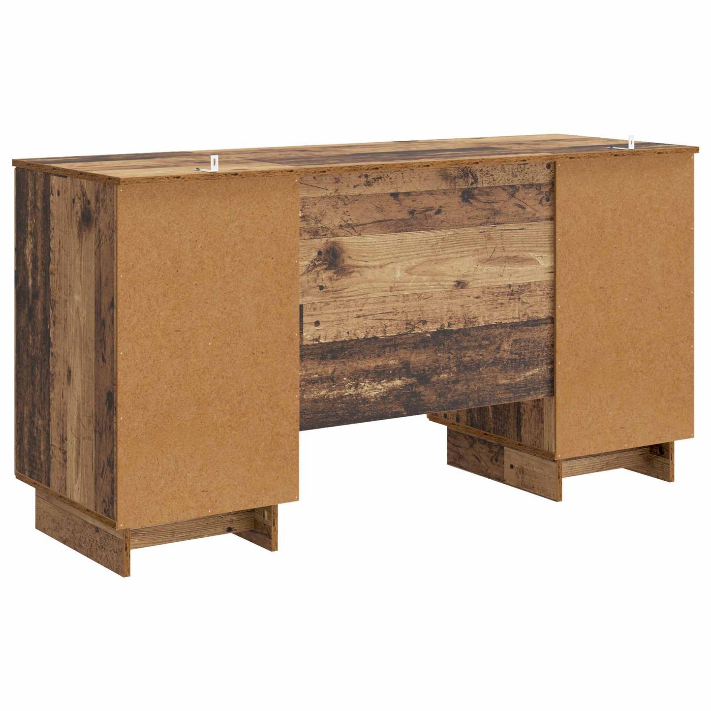 vidaXL Desk Old Wood Engineered Wood 142.5 x 50 x 75 cm