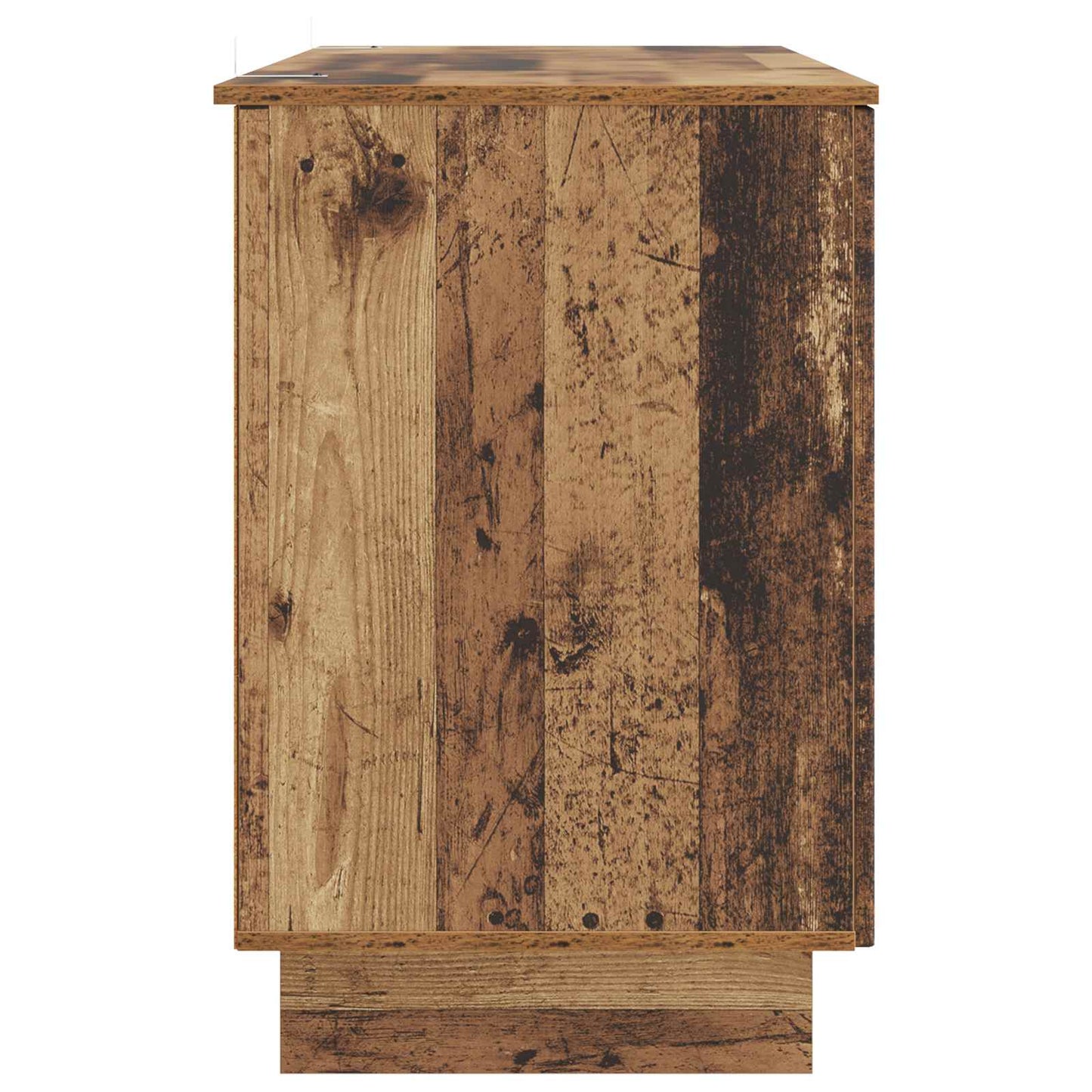 vidaXL Desk Old Wood Engineered Wood 142.5 x 50 x 75 cm