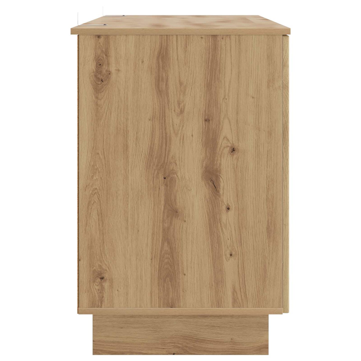 vidaXL Desk Artisan Oak Engineered Wood 142.5 x 50 x 75 cm