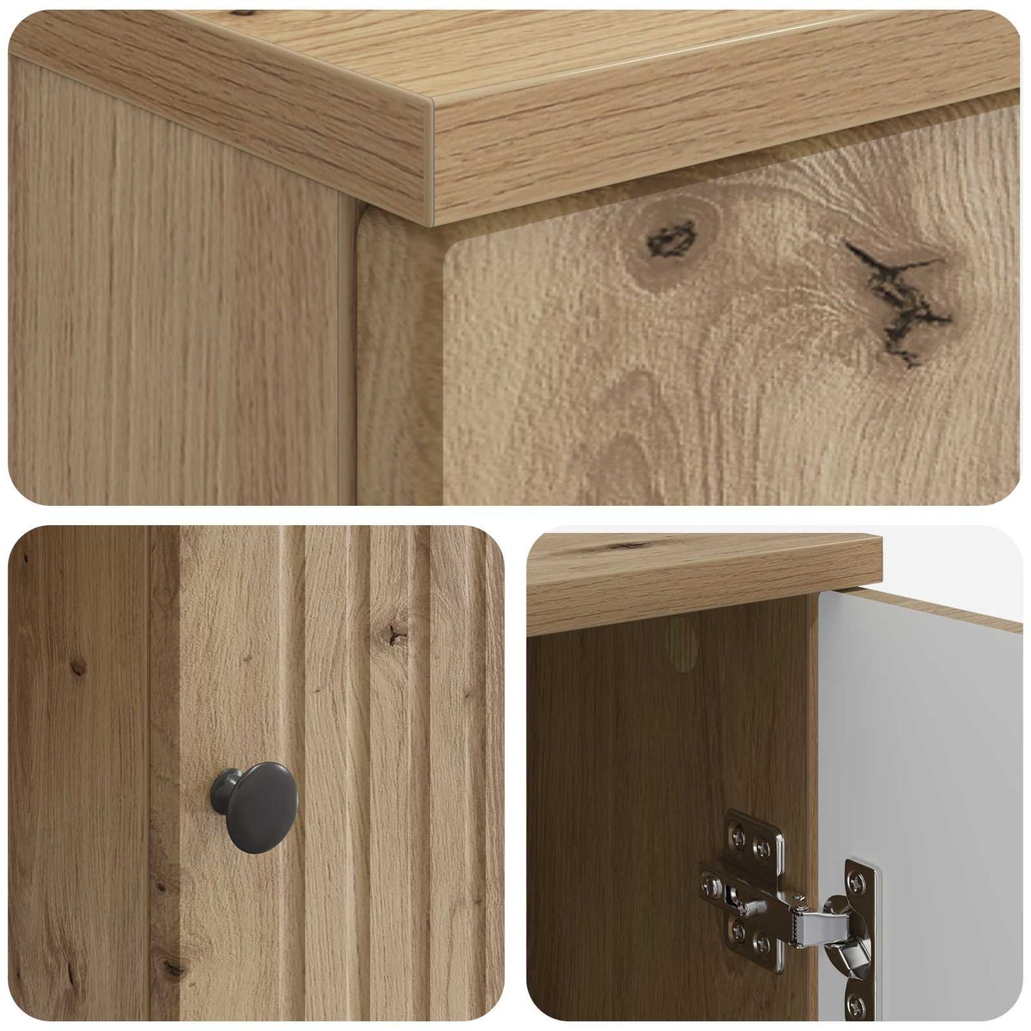 vidaXL Desk with Shelf Artisan Oak 142.5 x 50 x 75 cm Engineered Wood