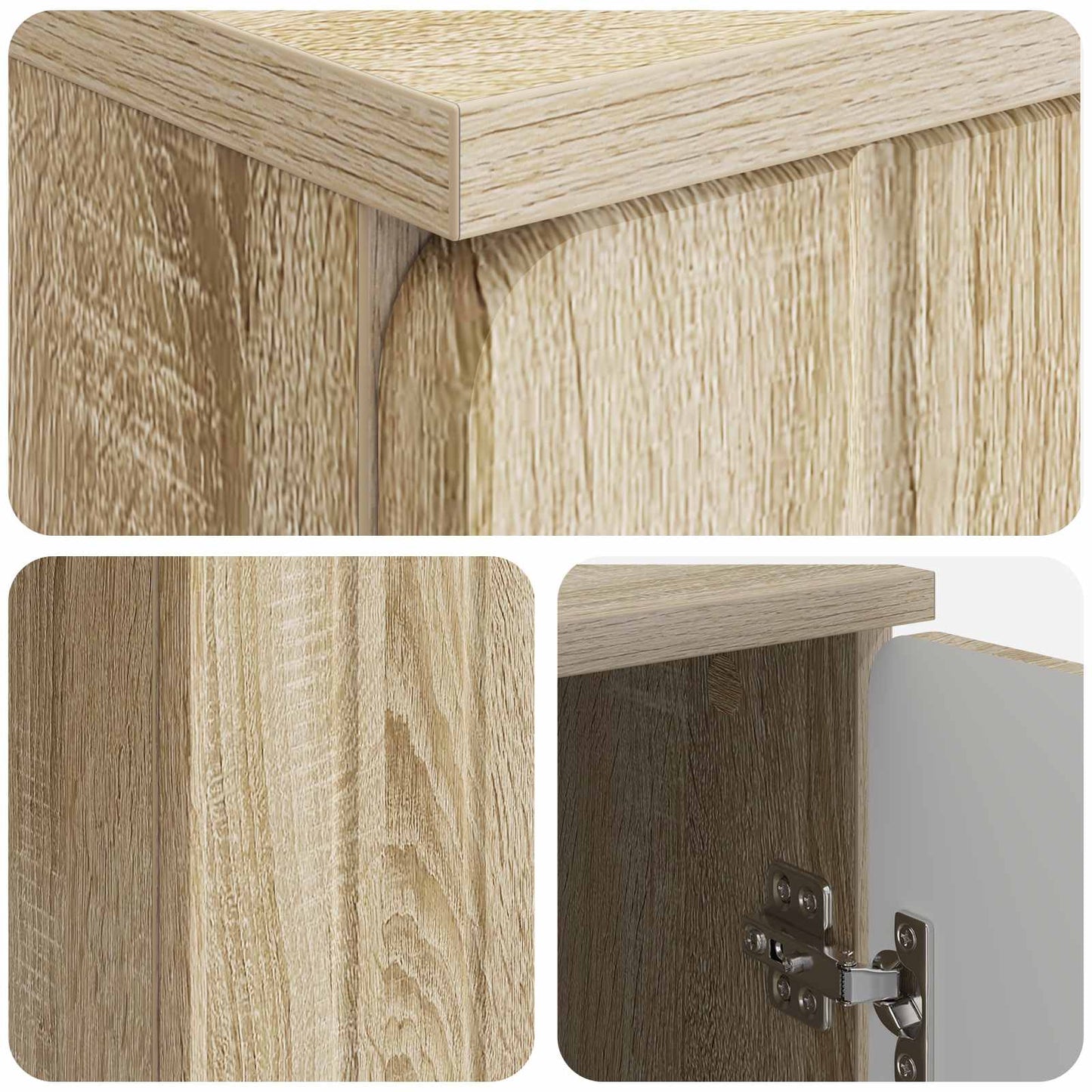 vidaXL Desk with Shelf Sonoma Oak 142.5 x 50 x 75 cm Engineered Wood