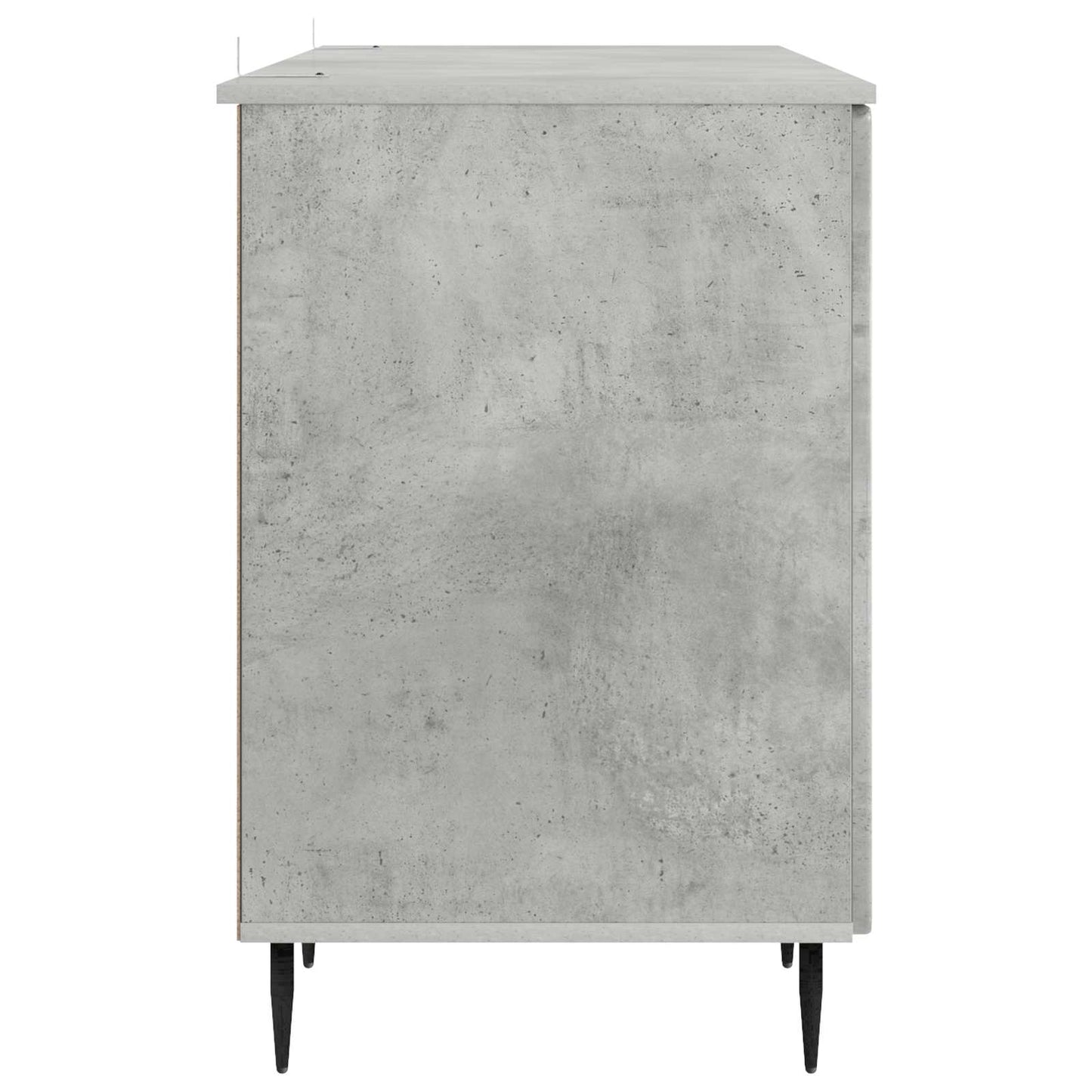 vidaXL Desk with Door Concrete Grey 142.5 x 50 x 75 cm Engineered Wood