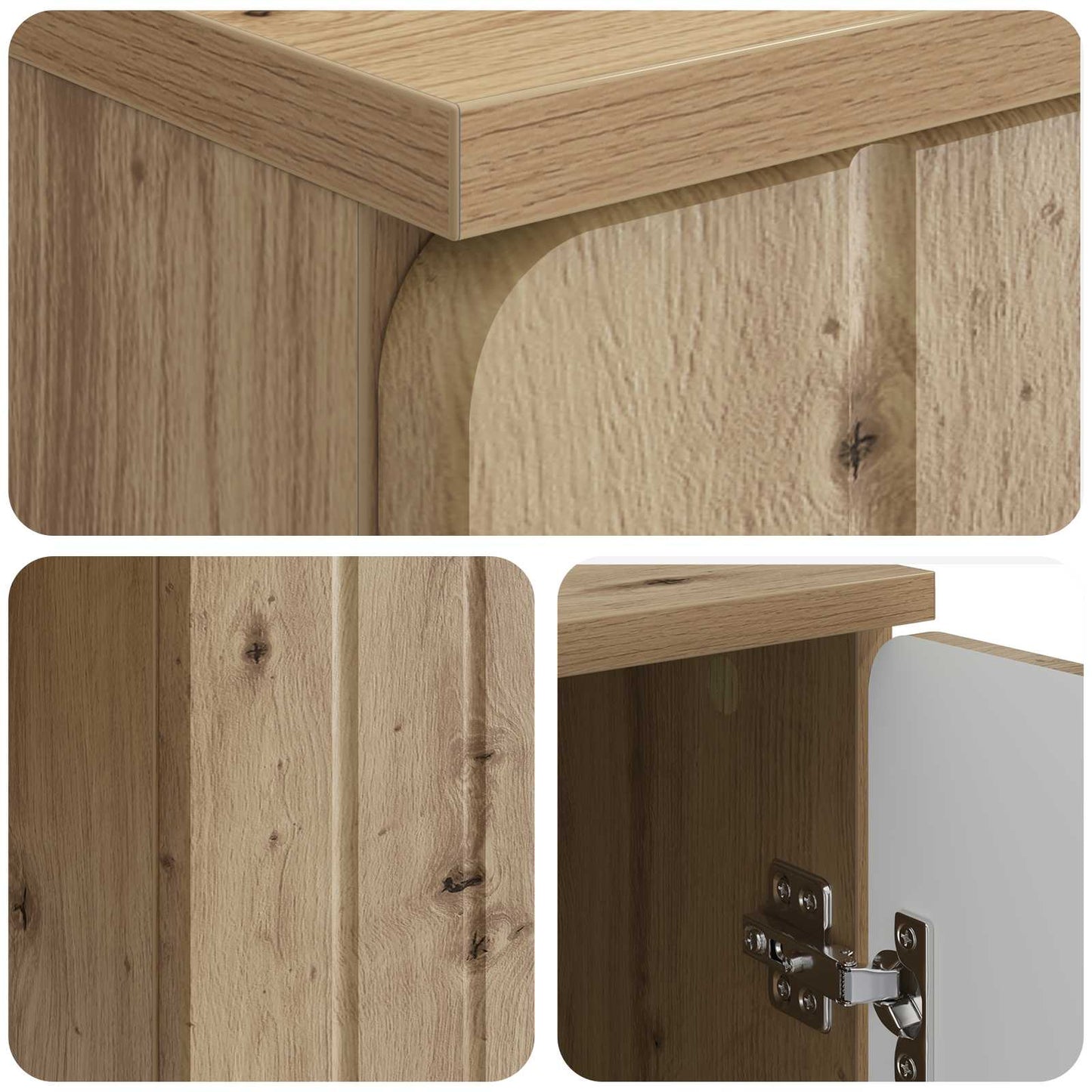 vidaXL Desk with Shelf Artisan Oak 142.5 x 50 x 75 cm Engineered Wood