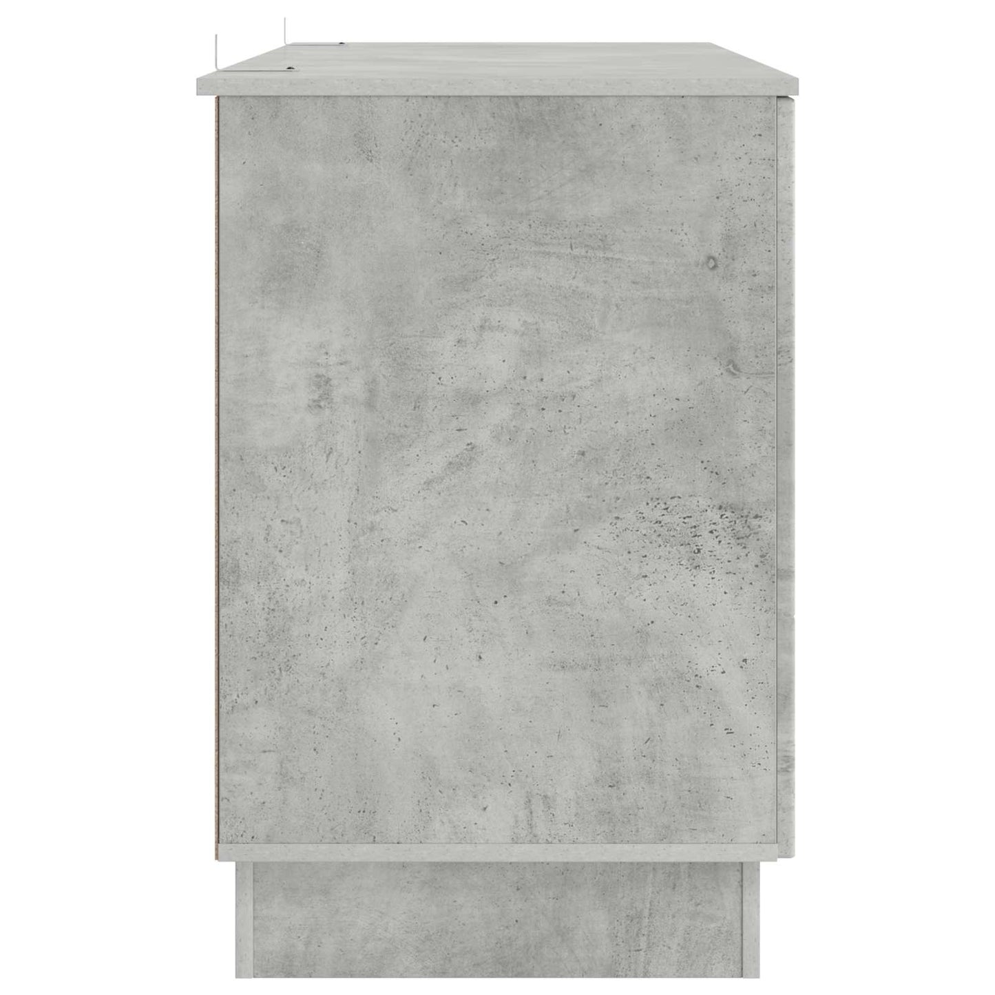 vidaXL Desk with Door Concrete Grey 142.5 x 50 x 75 cm Engineered Wood