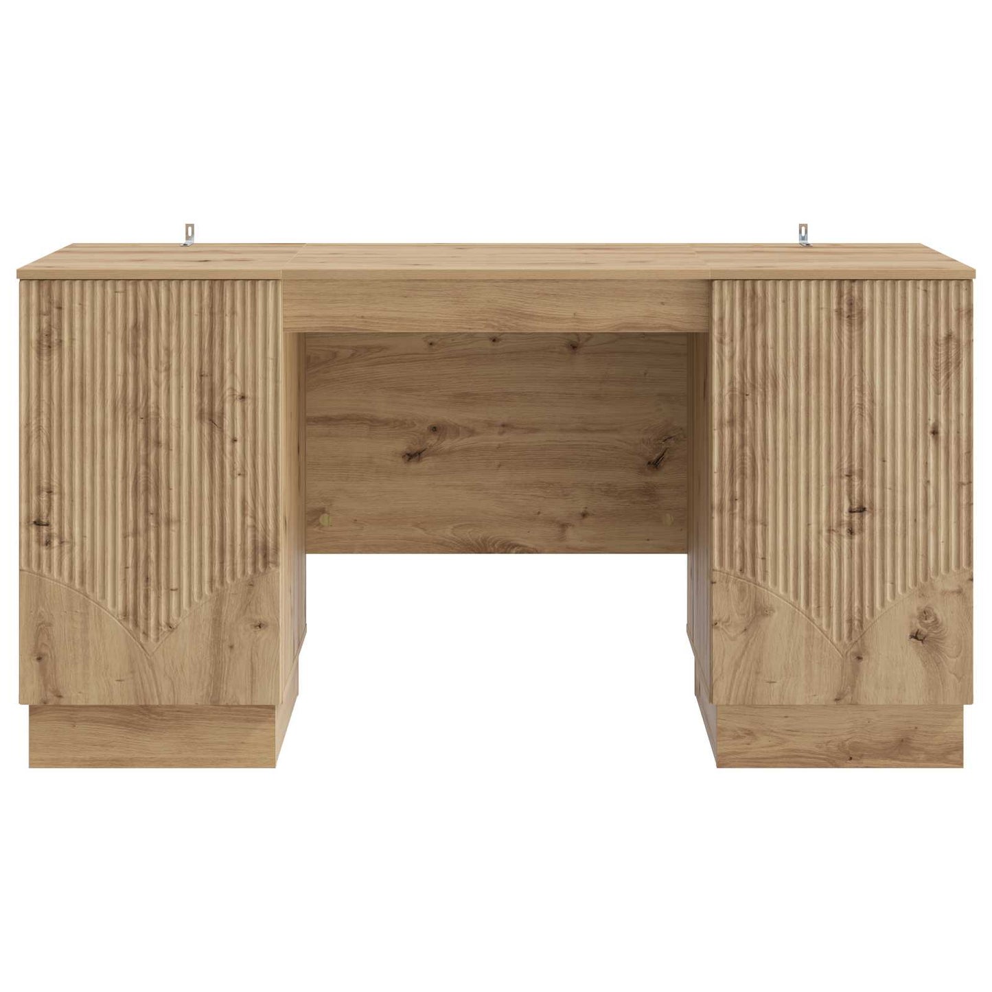 vidaXL Desk with Shelf Artisan Oak 142.5 x 50 x 75 cm Engineered Wood