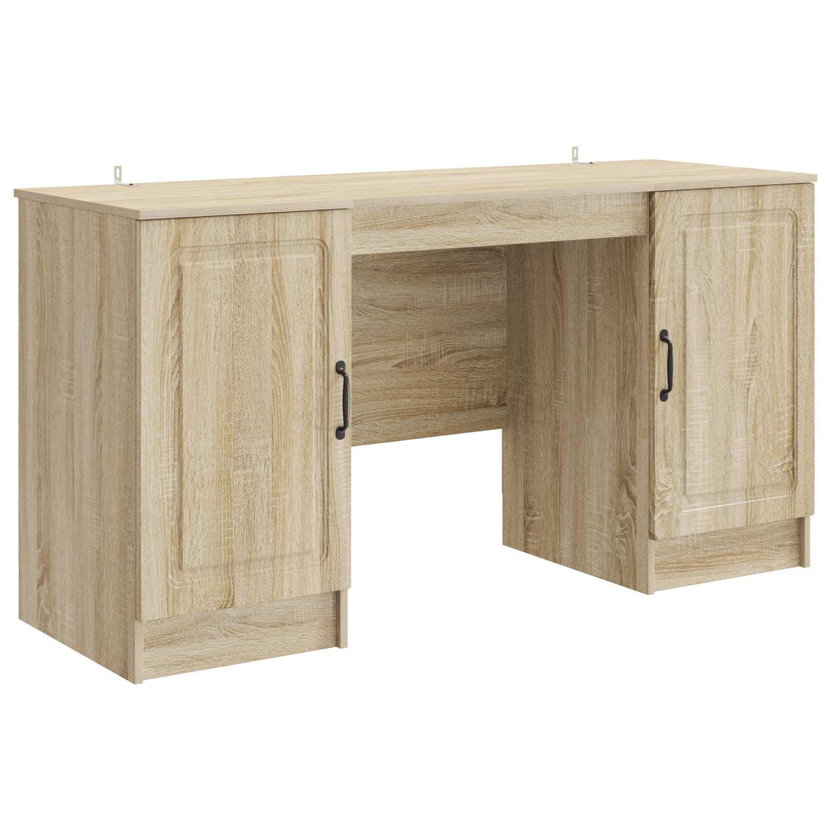 vidaXL Desk Sonoma Oak 142.5 x 50 x 75 cm Engineered Wood