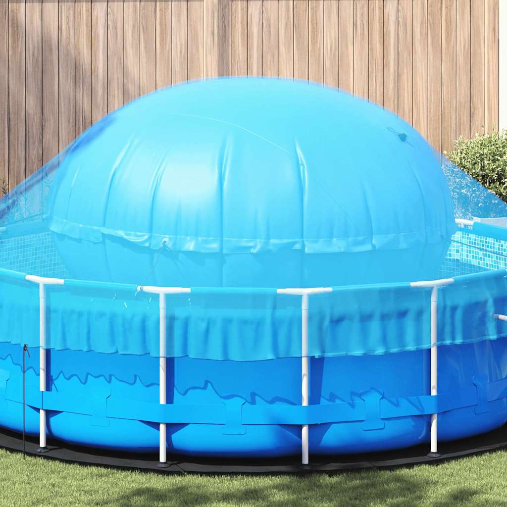 vidaXL Winter Pool Pillow Blue Ø 310 x 180 cm PVC