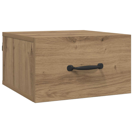 vidaXL Bedside Cabinet Artisian Oak 35 x 35 x 20 cm Engineered Wood