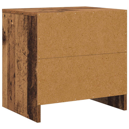 vidaXL Bedside Cabinet Old Wood 45 x 34 x 44.5 cm Engineered Wood