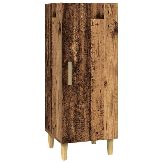 vidaXL Sideboard Old Wood 34.5 x 34 x 90 cm Engineered Wood