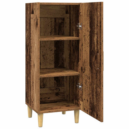 vidaXL Sideboard Old Wood 34.5 x 34 x 90 cm Engineered Wood