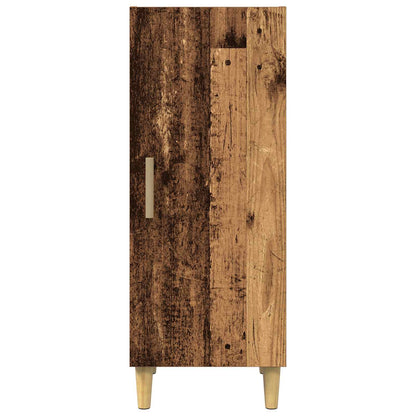 vidaXL Sideboard Old Wood 34.5 x 34 x 90 cm Engineered Wood