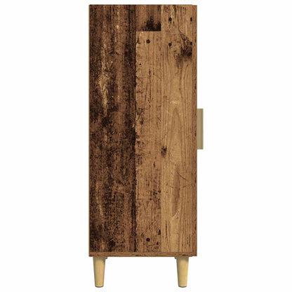 vidaXL Sideboard Old Wood 34.5 x 34 x 90 cm Engineered Wood