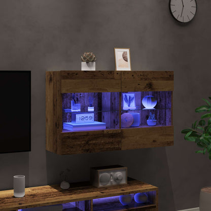 vidaXL TV Wall Cabinet Old Wood 98.5 x 30 x 60.5 cm Engineered Wood