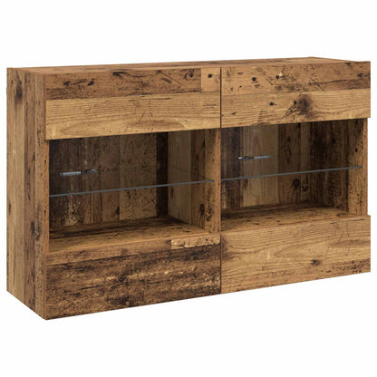 vidaXL TV Wall Cabinet Old Wood 98.5 x 30 x 60.5 cm Engineered Wood