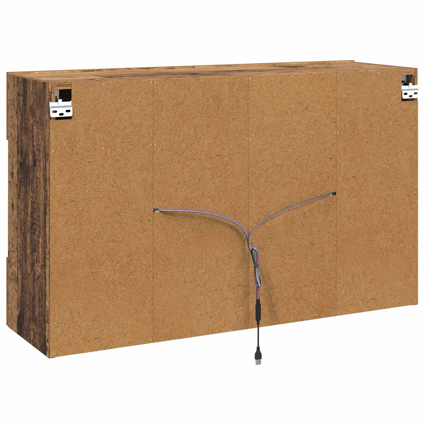 vidaXL TV Wall Cabinet Old Wood 98.5 x 30 x 60.5 cm Engineered Wood