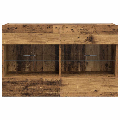 vidaXL TV Wall Cabinet Old Wood 98.5 x 30 x 60.5 cm Engineered Wood