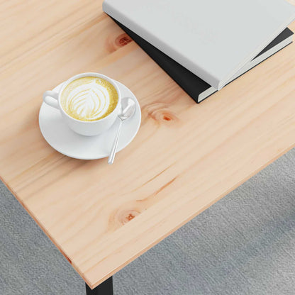 vidaXL Coffee Table Natural 40 x 40 x 36 cm Solid Pine Wood