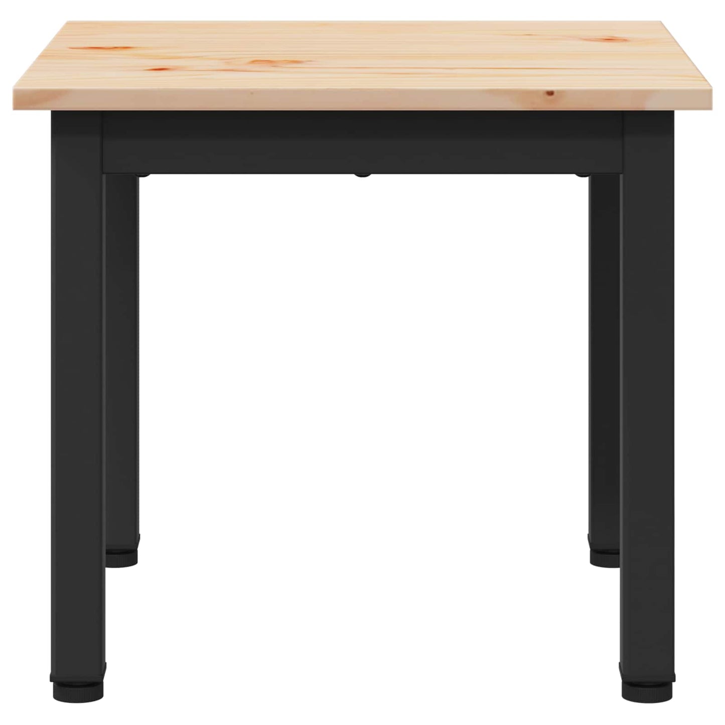 vidaXL Coffee Table Natural 40 x 40 x 36 cm Solid Pine Wood