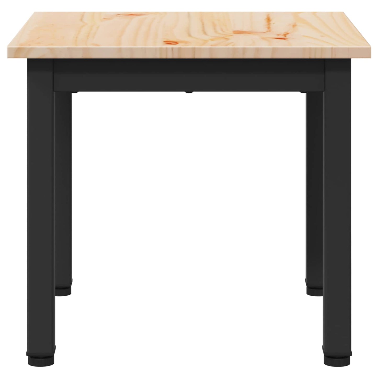 vidaXL Coffee Table Natural 40 x 40 x 36 cm Solid Pine Wood