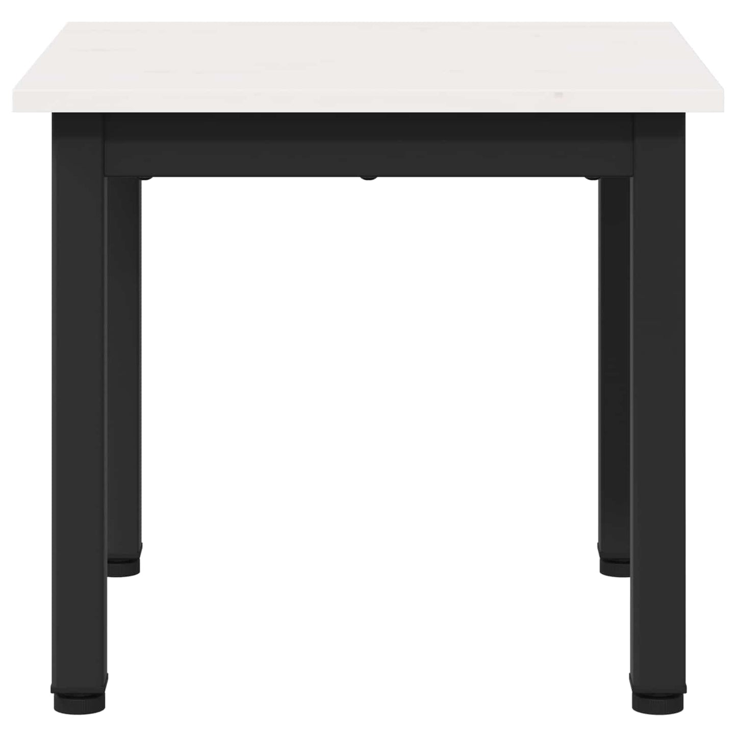 vidaXL Coffee Table White 40 x 40 x 36 cm Solid Pine Wood
