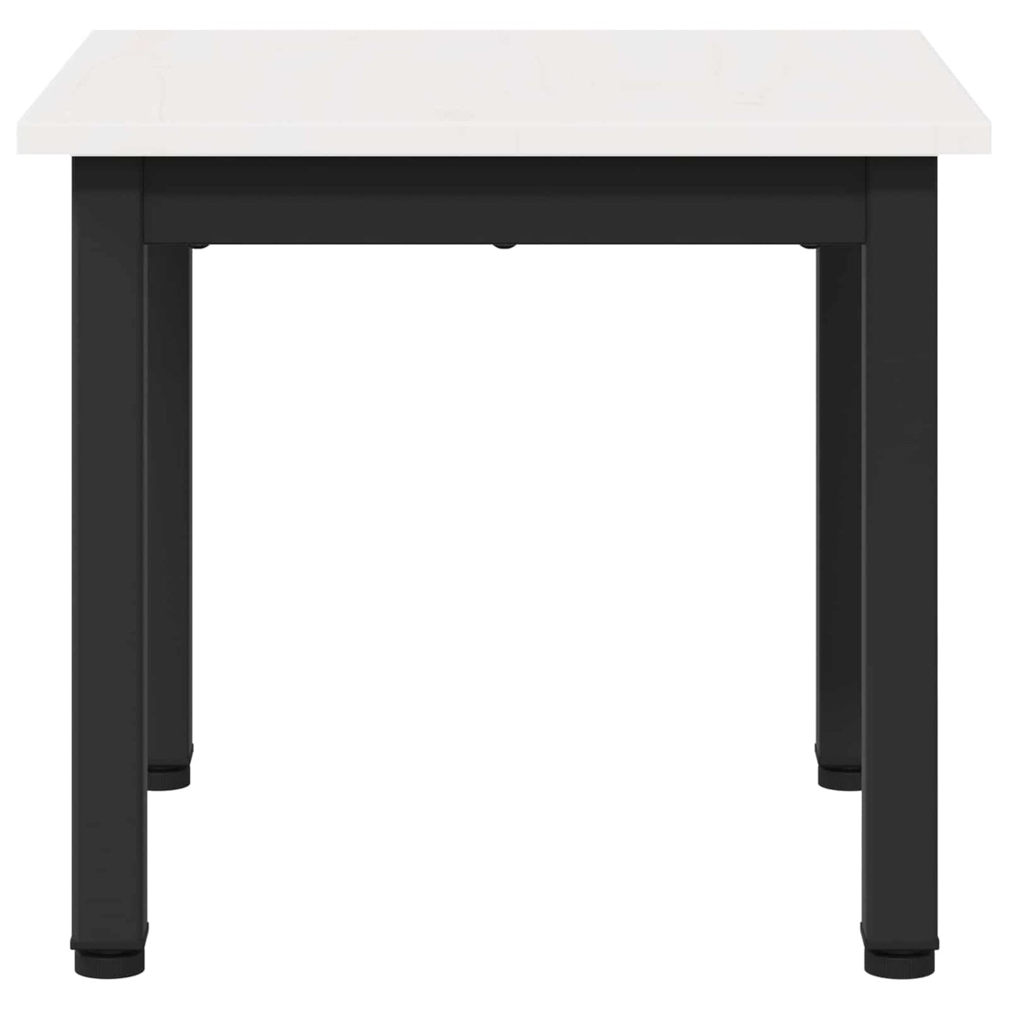 vidaXL Coffee Table White 40 x 40 x 36 cm Solid Pine Wood